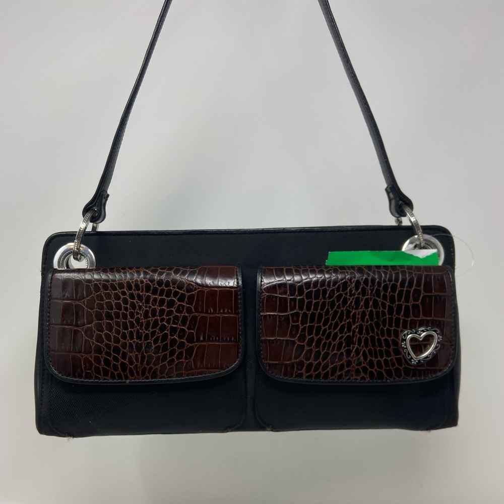 Black with Brown Brighton Purse
